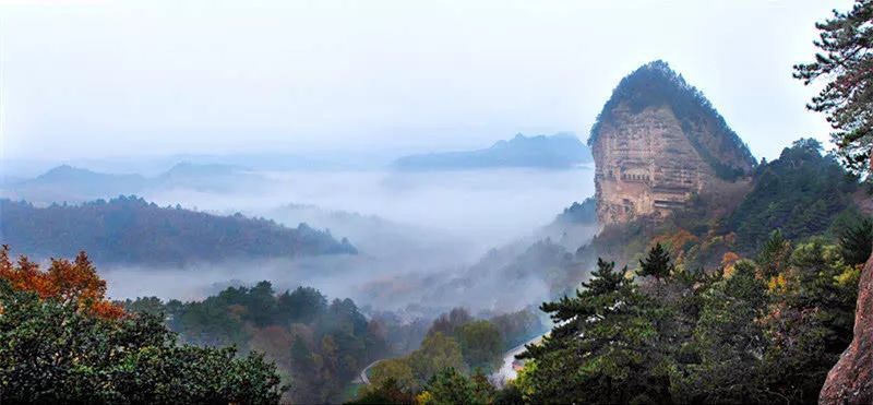 图为甘肃省天水市麦积山风景区(资料图)